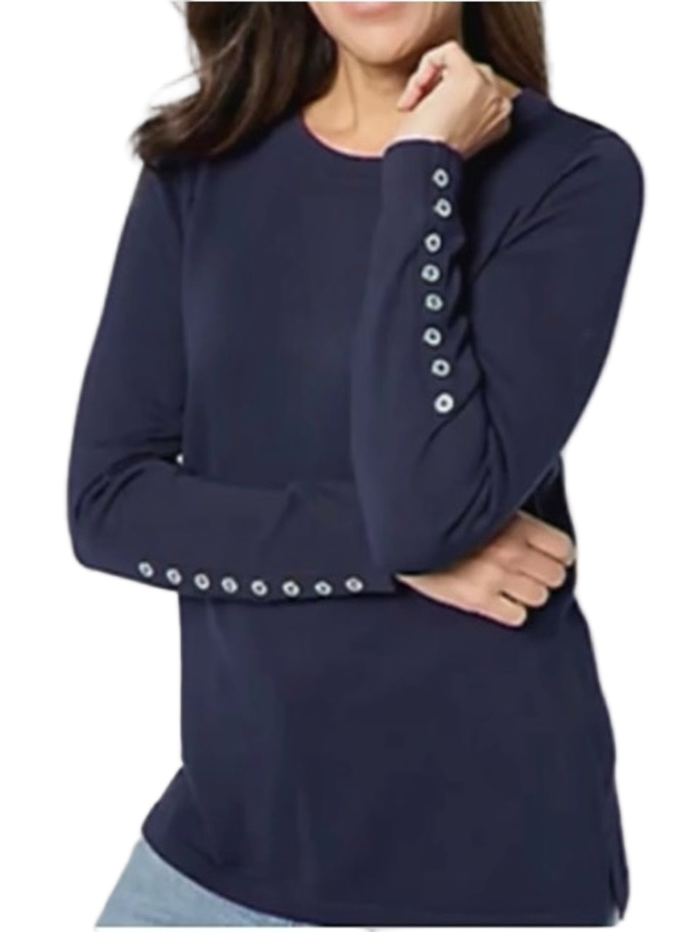 179. NWOT WOMENS BELLE BY KIM GRAVEL XL DETAIL SWEATER